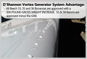Vortex Generators - D'Shannon Aviation